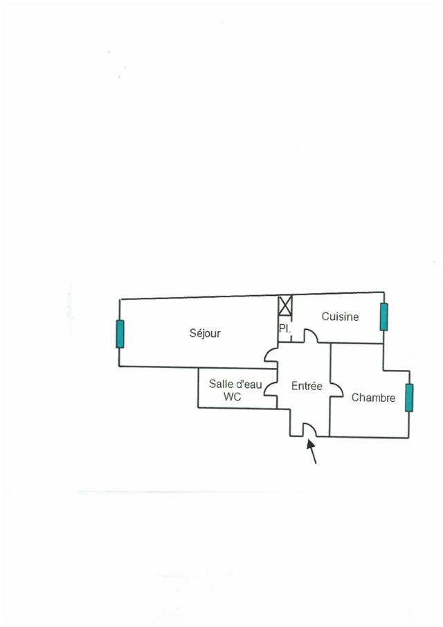 Appartement F2 à vendre - 2 pièces - 39,19 m2 - Nice - 06 - PROVENCE-ALPES-COTE-D-AZUR
