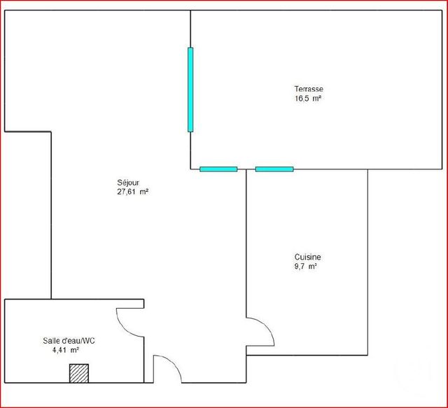 Appartement F1 à vendre - 1 pièce - 41,71 m2 - Nice - 06 - PROVENCE-ALPES-COTE-D-AZUR